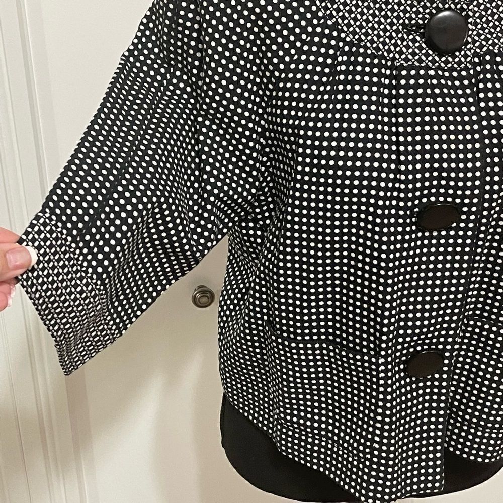 Ruby Rd. Black and White Jacket - Picture 3 of 6